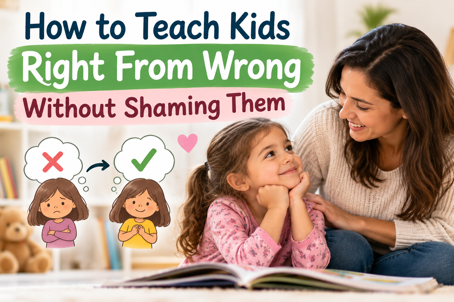 How to Teach Kids Right From Wrong Without Shaming Them